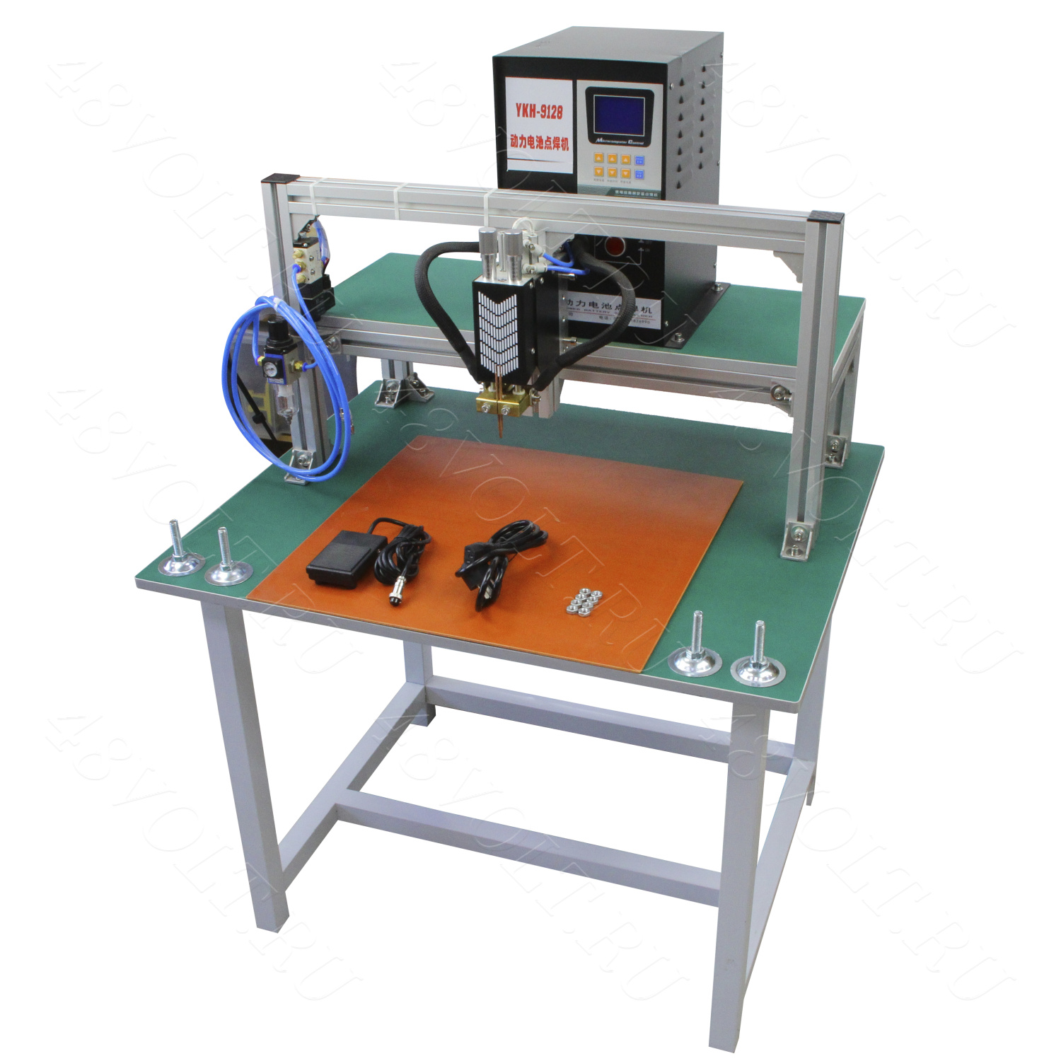 Станок для точечной сварки со столом пневматический